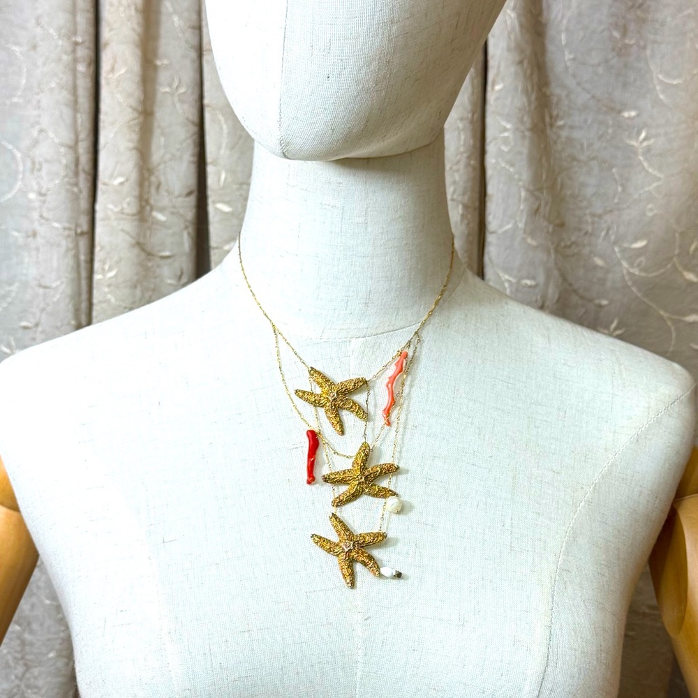 VTG Pade Vavra Starfish 18” Necklace